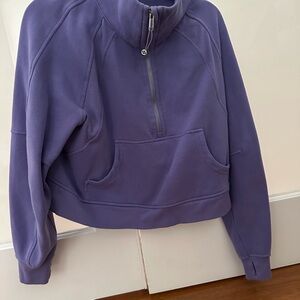 lululemon athletica Lavender Half-Zip Sweatshirt